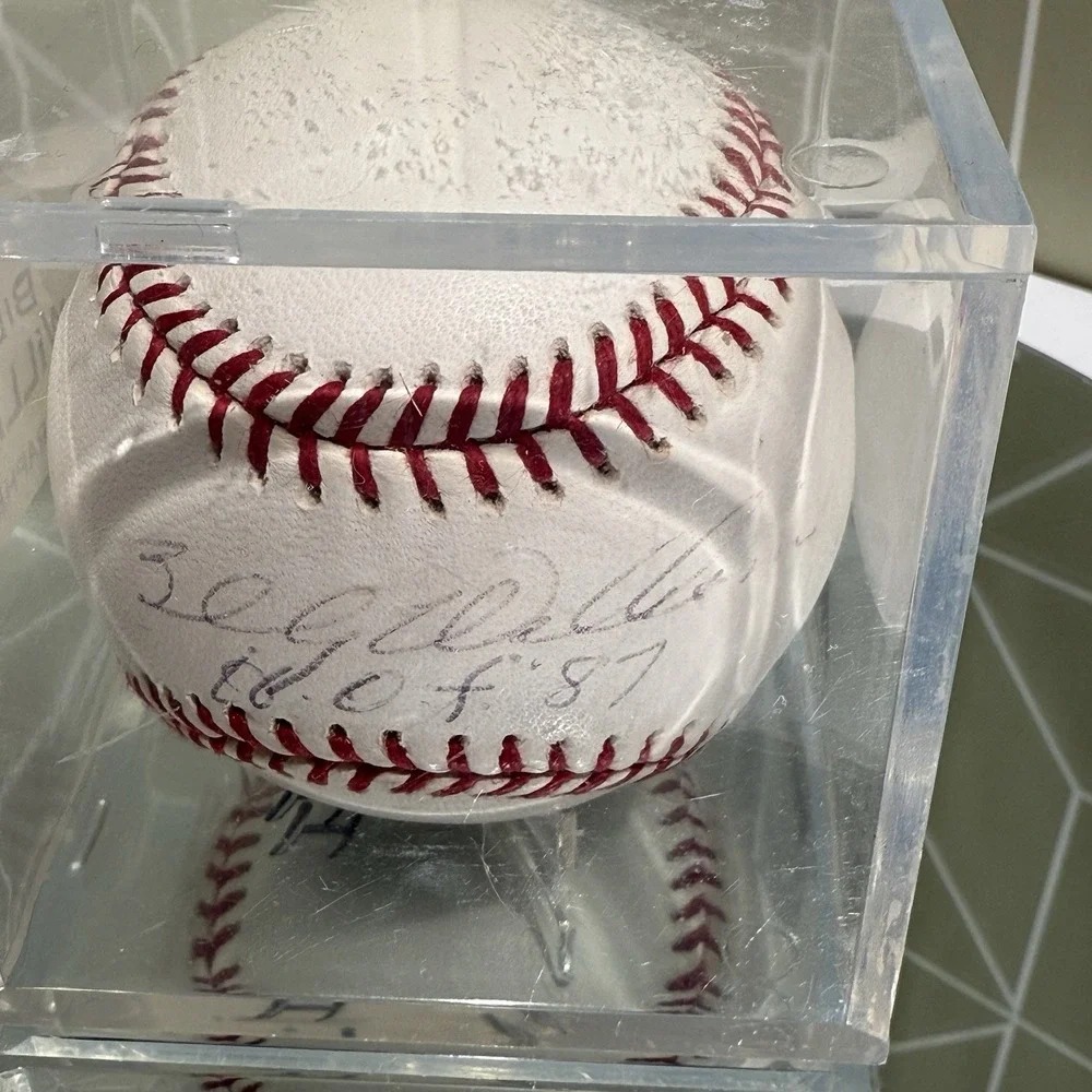 BILLY WILLIAMS SIGNED NATIONAL LEAGUE BASEBALL HOF CUBS - No‎ COA